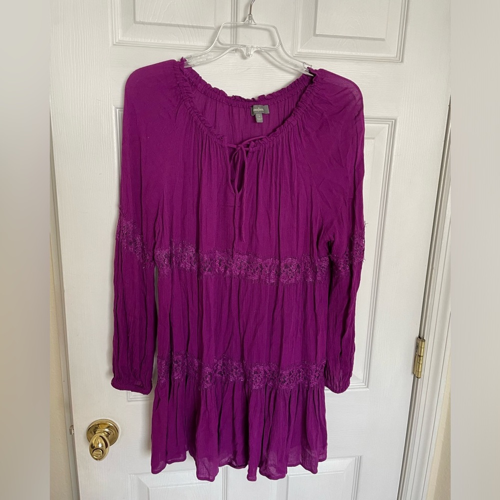 Nieman Marcus Purple lace dress